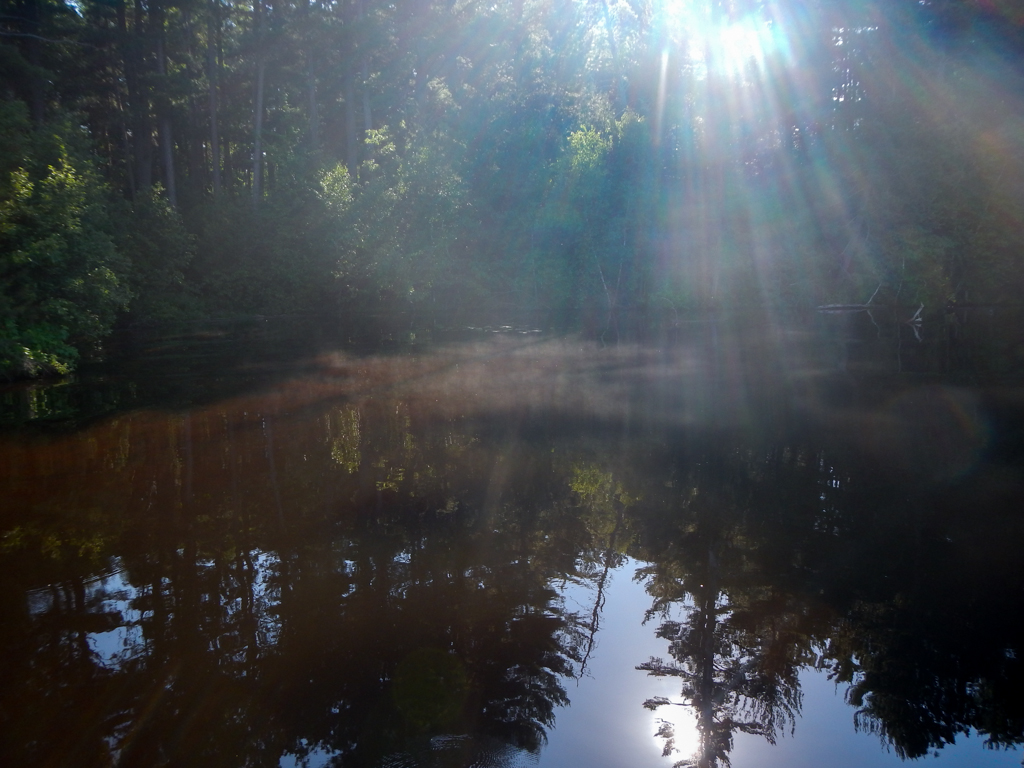 Morning Lake Sunburst